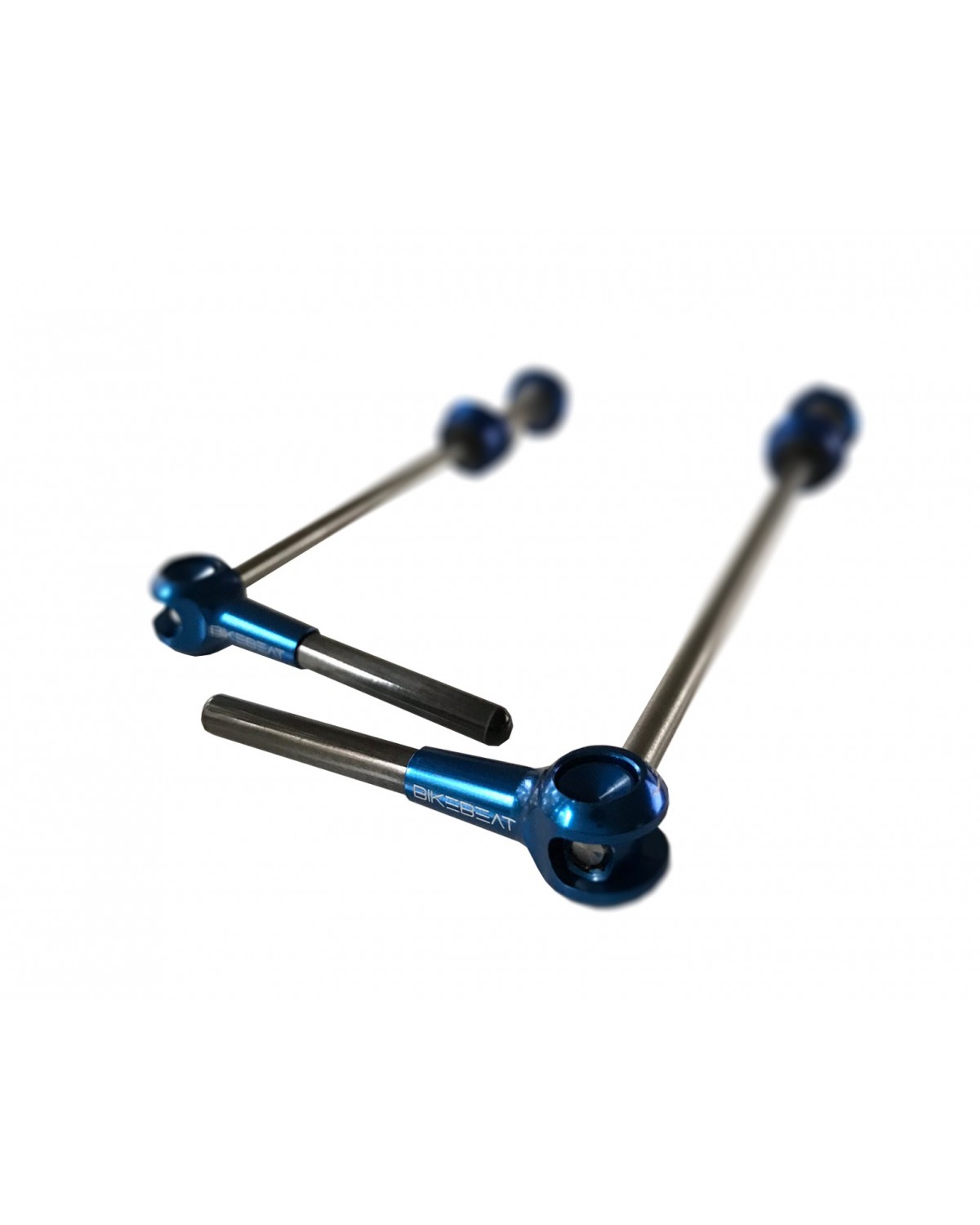 BikeBeat Schnellspanner Set Carbon Blau