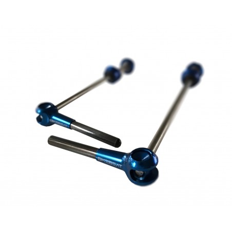 BikeBeat Schnellspanner Set Carbon Blau