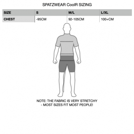 Spatzwear CoolR Summer/Indoor Fahrradunterhemd kurz weiß