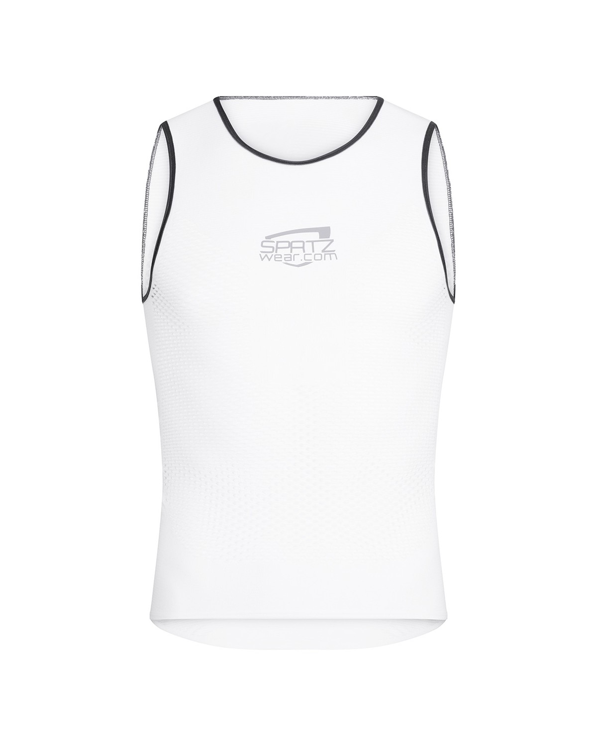 Spatzwear CoolR Summer/Indoor Fahrradunterhemd kurz weiß