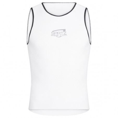 Spatzwear CoolR Summer/Indoor Fahrradunterhemd kurz weiß