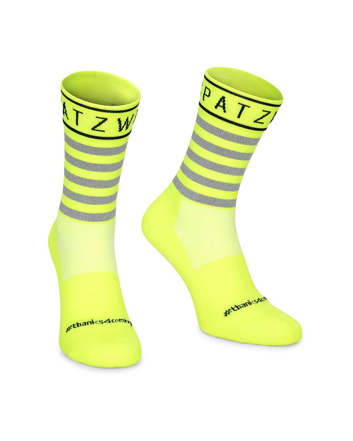 Spatzwear SOKZ Radsocken neongelb unisize