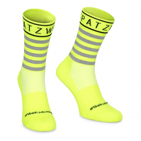 Spatzwear SOKZ Radsocken neongelb unisize