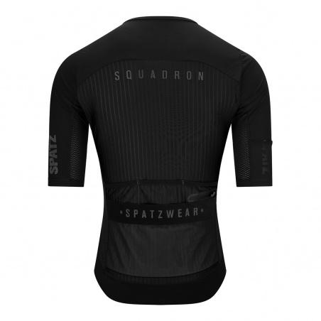 Spatzwear SQUADRON Kurzarm Cargo Radtrikot schwarz