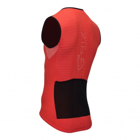 Spatzwear Fahrradweste BurnR rot