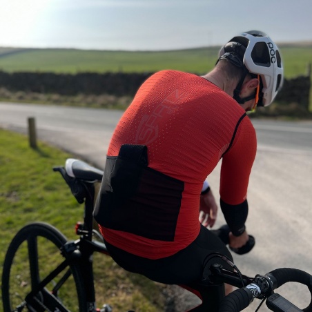 Spatzwear Fahrradweste BurnR rot