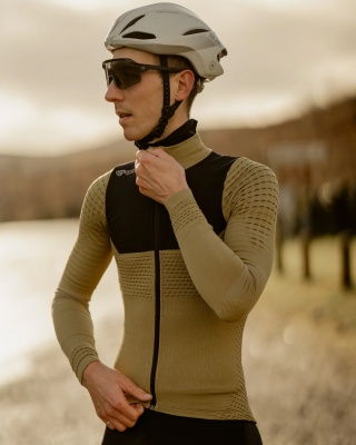 Spatzwear Heatr Langarmtrikot 4 Jahreszeiten khaki