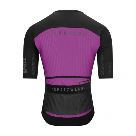 Spatzwear SQUADRON Kurzarm Cargo Radtrikot lila