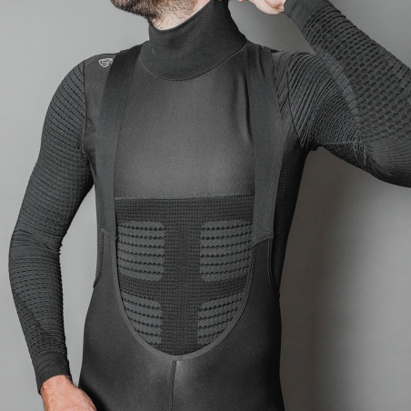 Spatzwear BASEZ Extreme Winter Fahrradunterhemd schwarz