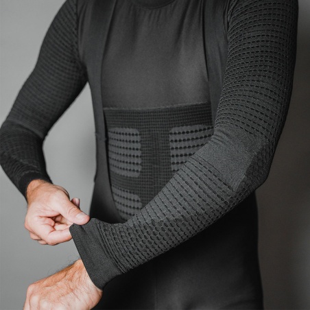 Spatzwear BASEZ Extreme Winter Fahrradunterhemd schwarz