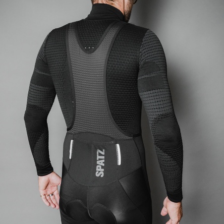 Spatzwear BASEZ Extreme Winter Fahrradunterhemd schwarz