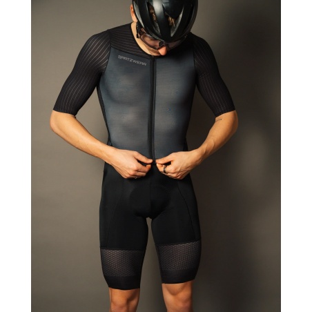 Spatzwear FASTA Aero Race Suit Renneinteiler schwarz
