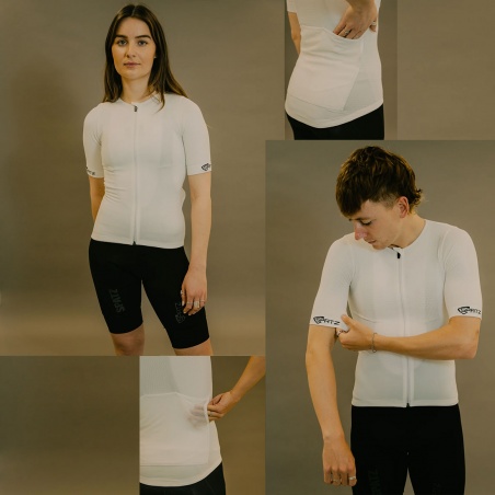 Spatzwear SHIFTR V3 Kurzarmtrikot weiß