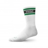 Cois Cycling RIDEDAY Retro Crew Socks Radsocken grün-schwarz