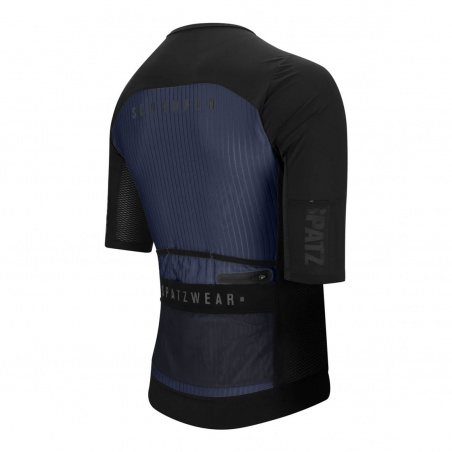 Spatzwear SQUADRON Kurzarm Cargo Radtrikot navy blau