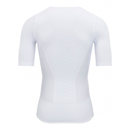 Spatzwear Pacelayer Aero Fahrradunterhemd kurz weiß