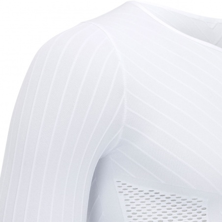 Spatzwear Pacelayer Aero Fahrradunterhemd kurz weiß