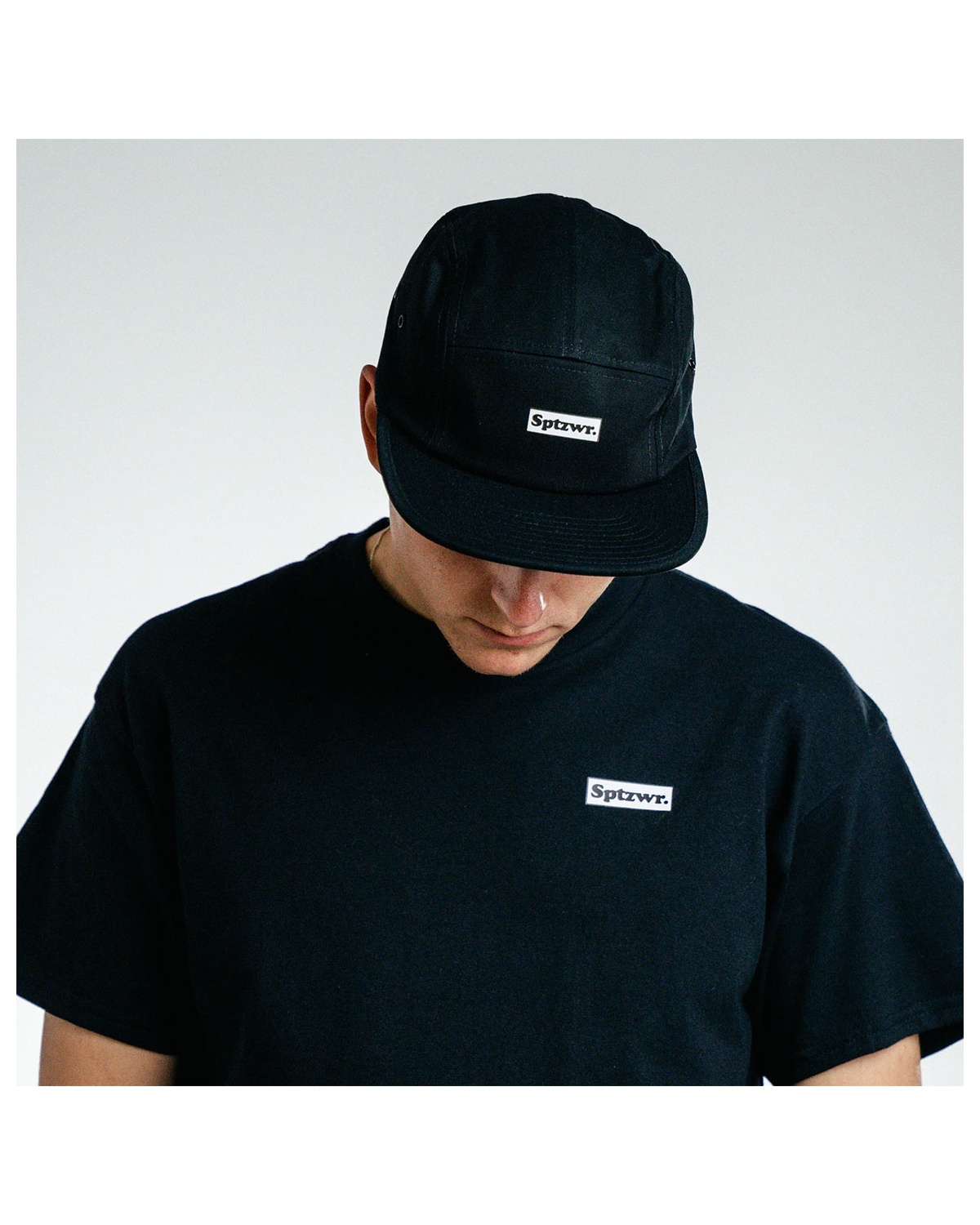 Spatzwear 5 panel Cap schwarz