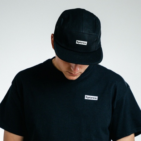 Spatzwear 5 panel Cap schwarz