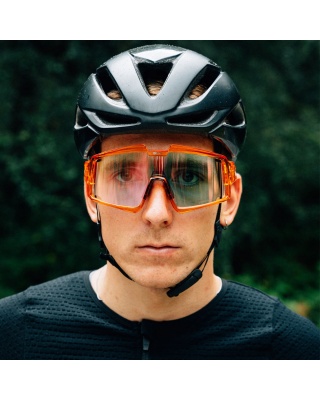 Spatzwear Shield Radbrille orange