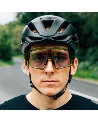 Spatzwear Shield Radbrille grün