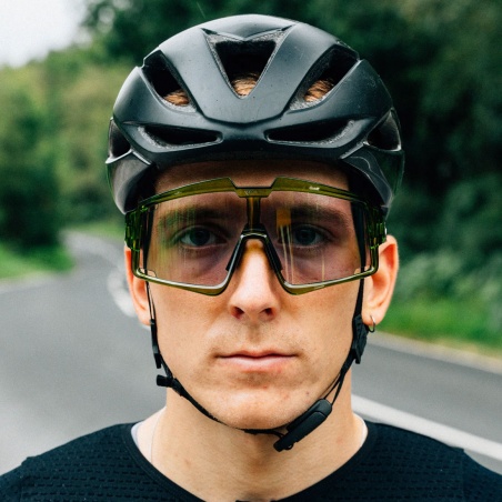 Spatzwear Shield Radbrille grün