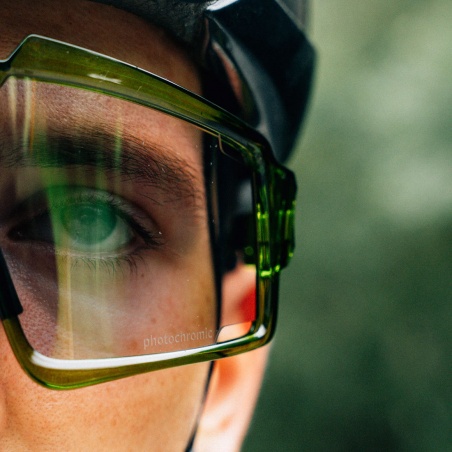 Spatzwear Shield Radbrille grün