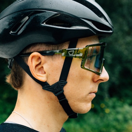 Spatzwear Shield Radbrille grün