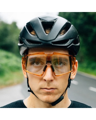 Spatzwear Shield Radbrille gold