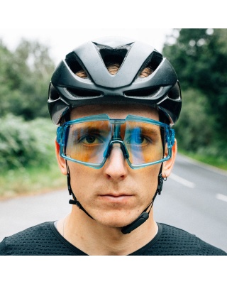 Spatzwear Shield Radbrille blau