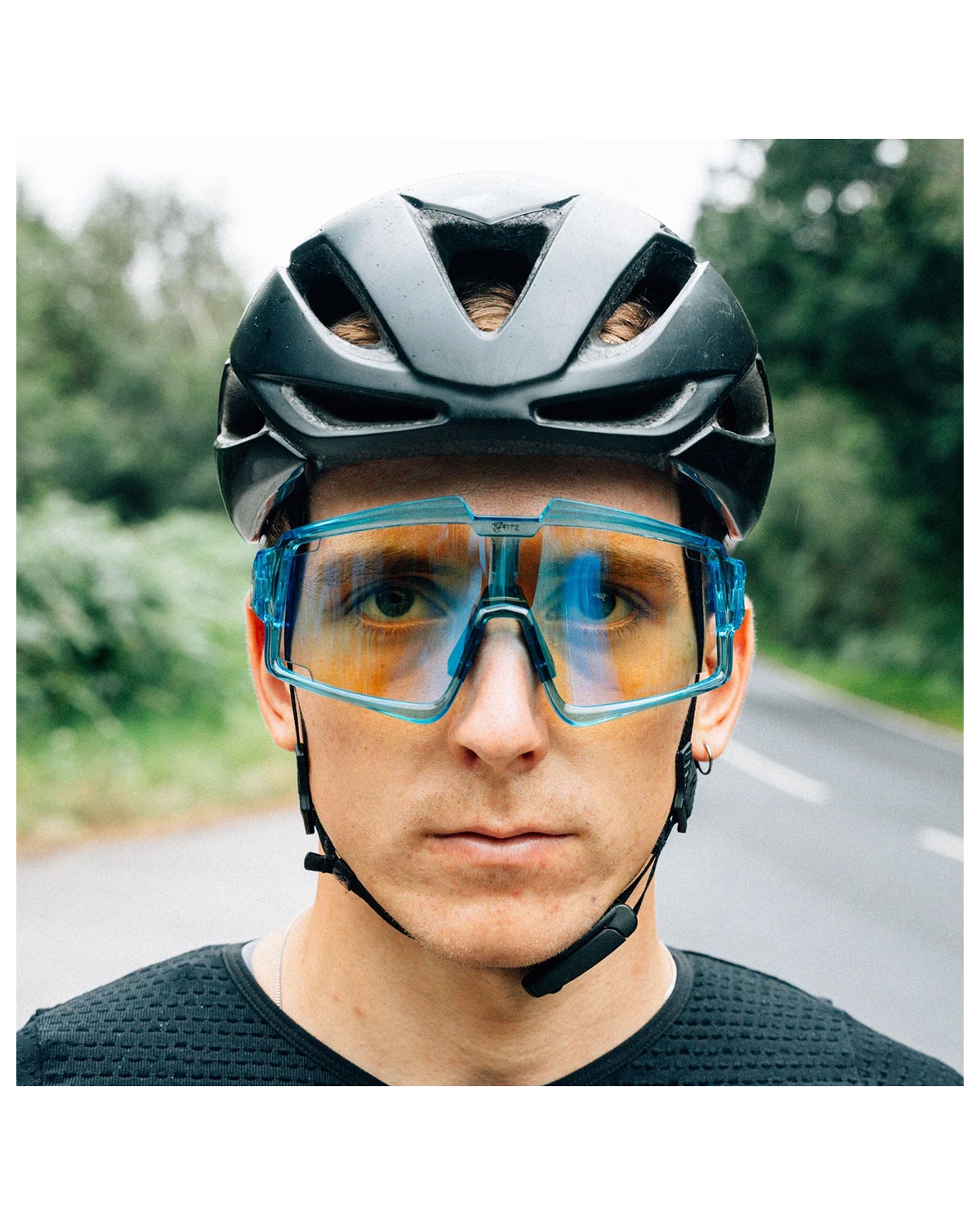 Spatzwear Shield Radbrille blau