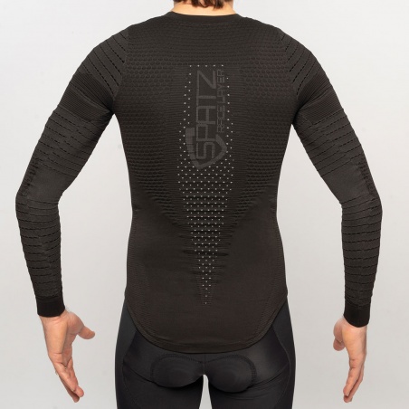 Spatzwear Race Layer lang Radunterhemd schwarz
