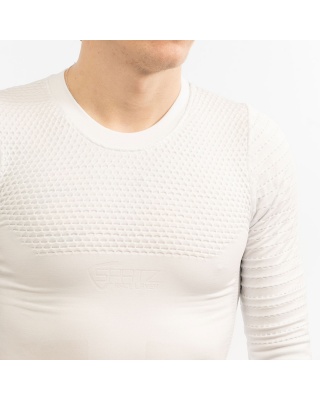 Spatzwear Race Layer lang Radunterhemd weiß