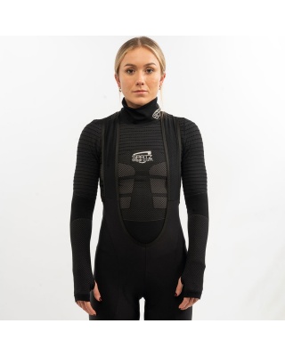 Spatzwear BASEZ 2 Winter Fahrradunterhemd schwarz