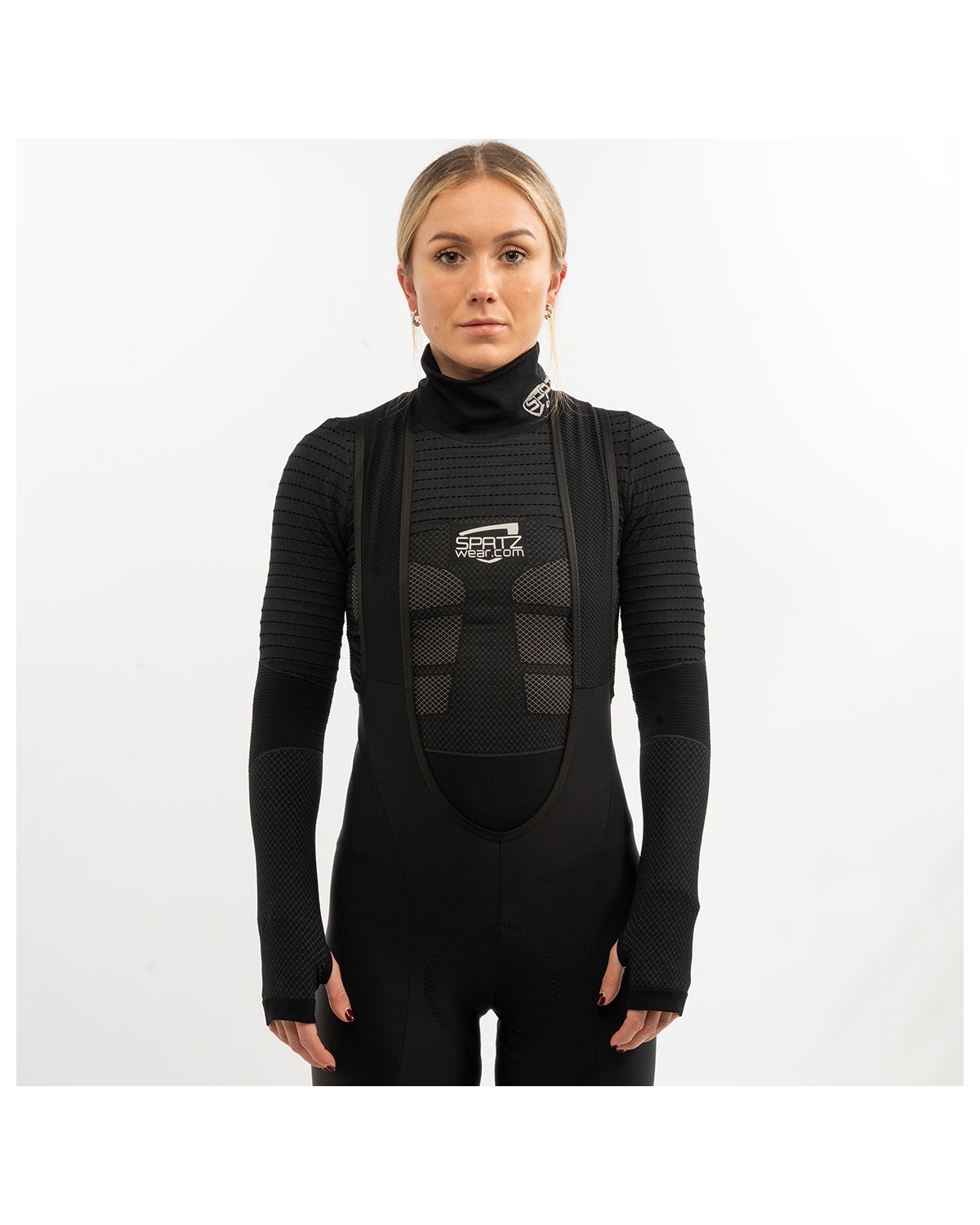 Spatzwear BASEZ 2 Winter Fahrradunterhemd schwarz