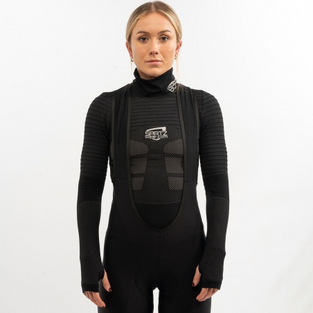 Spatzwear BASEZ 2 Winter Fahrradunterhemd schwarz