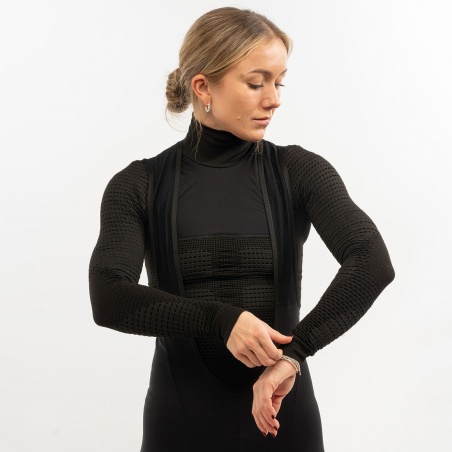 Spatzwear BASEZ Extreme Winter Fahrradunterhemd schwarz