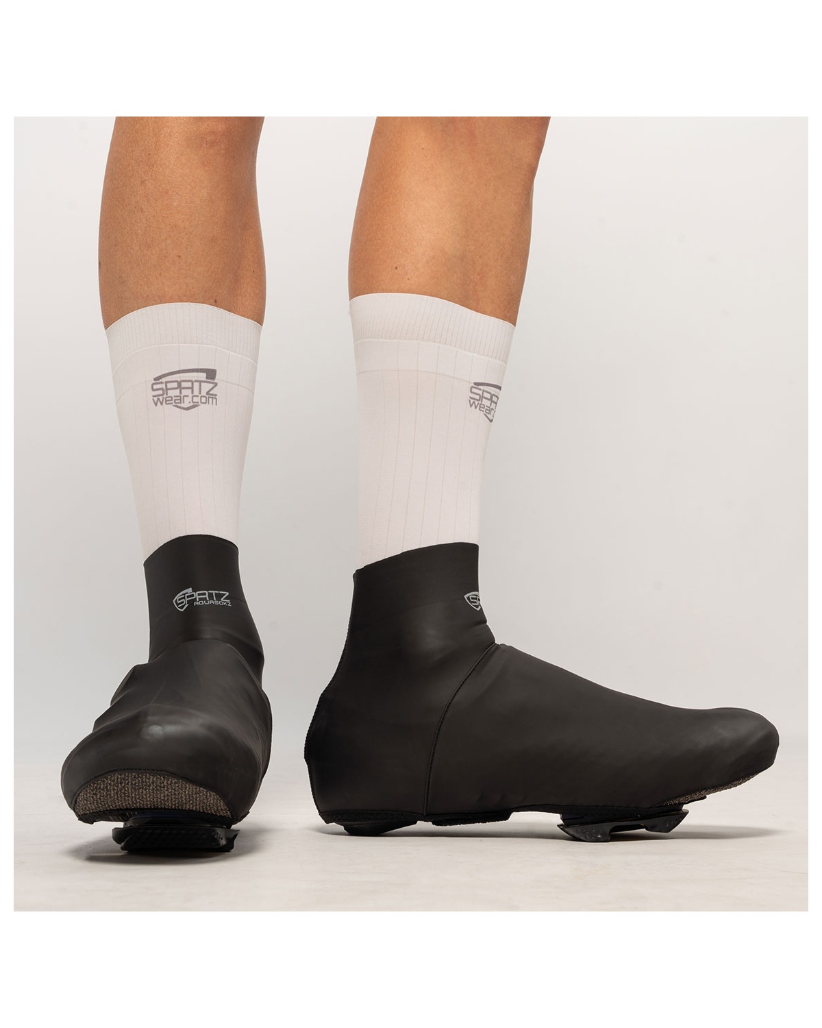 Spatzwear Aquasokz Aero Überschuhe kurz schwarz