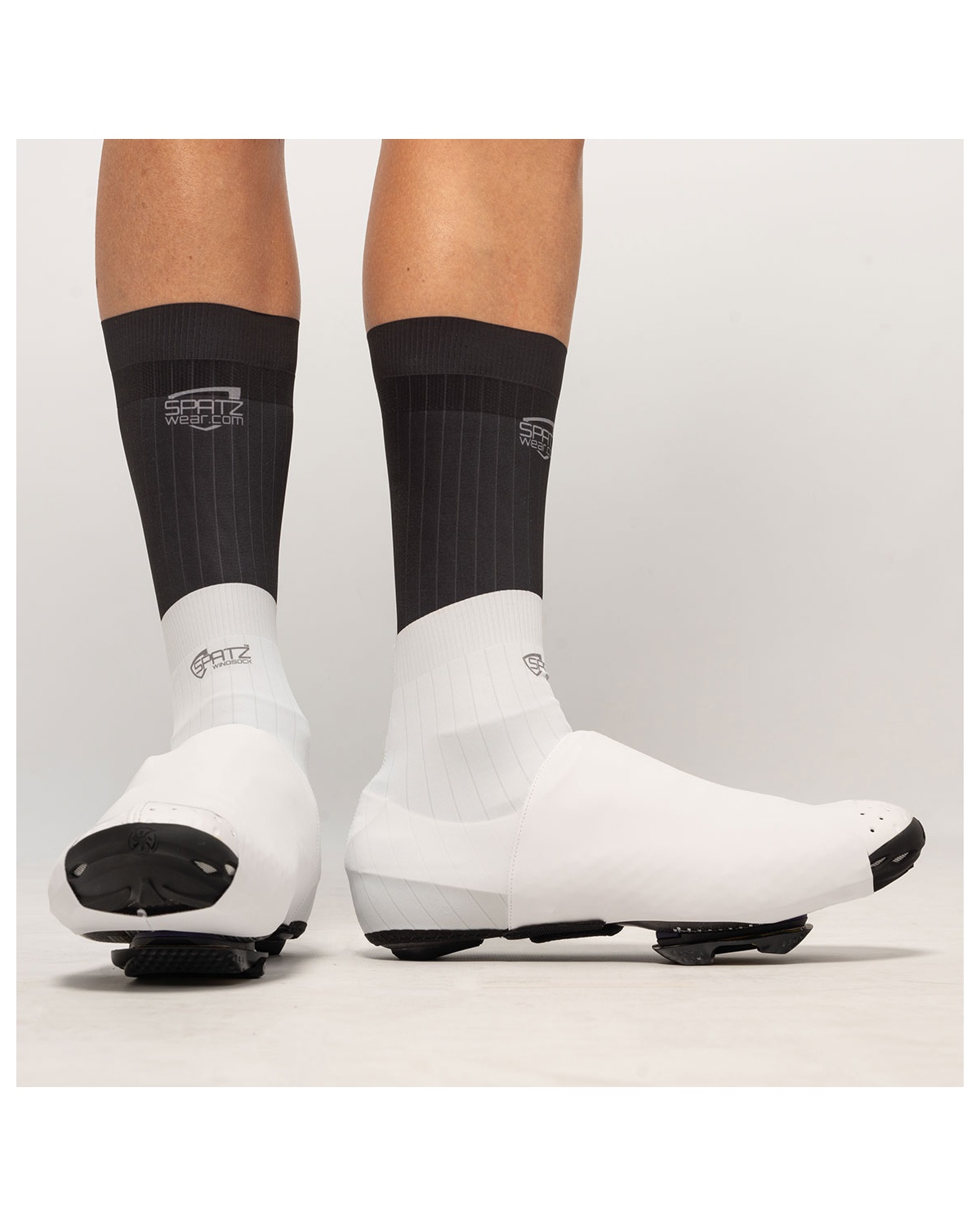 Spatzwear Winsokz Aero Überschuhe kurz weiß