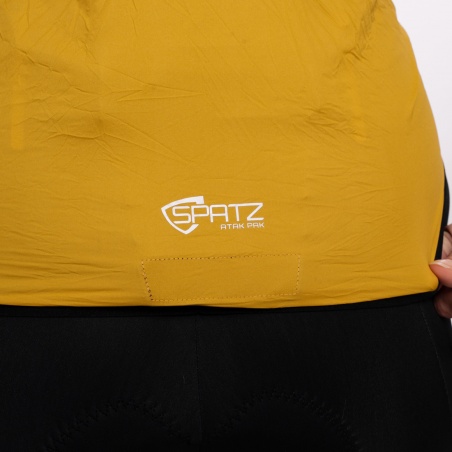 Spatzwear Atak Pak Regenjacke inkl. Satteltaschensystem gelb
